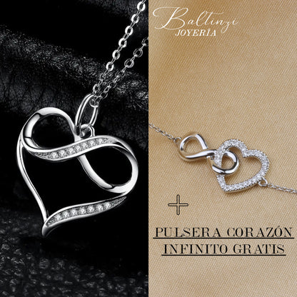 Collar y Pulsera de Corazón